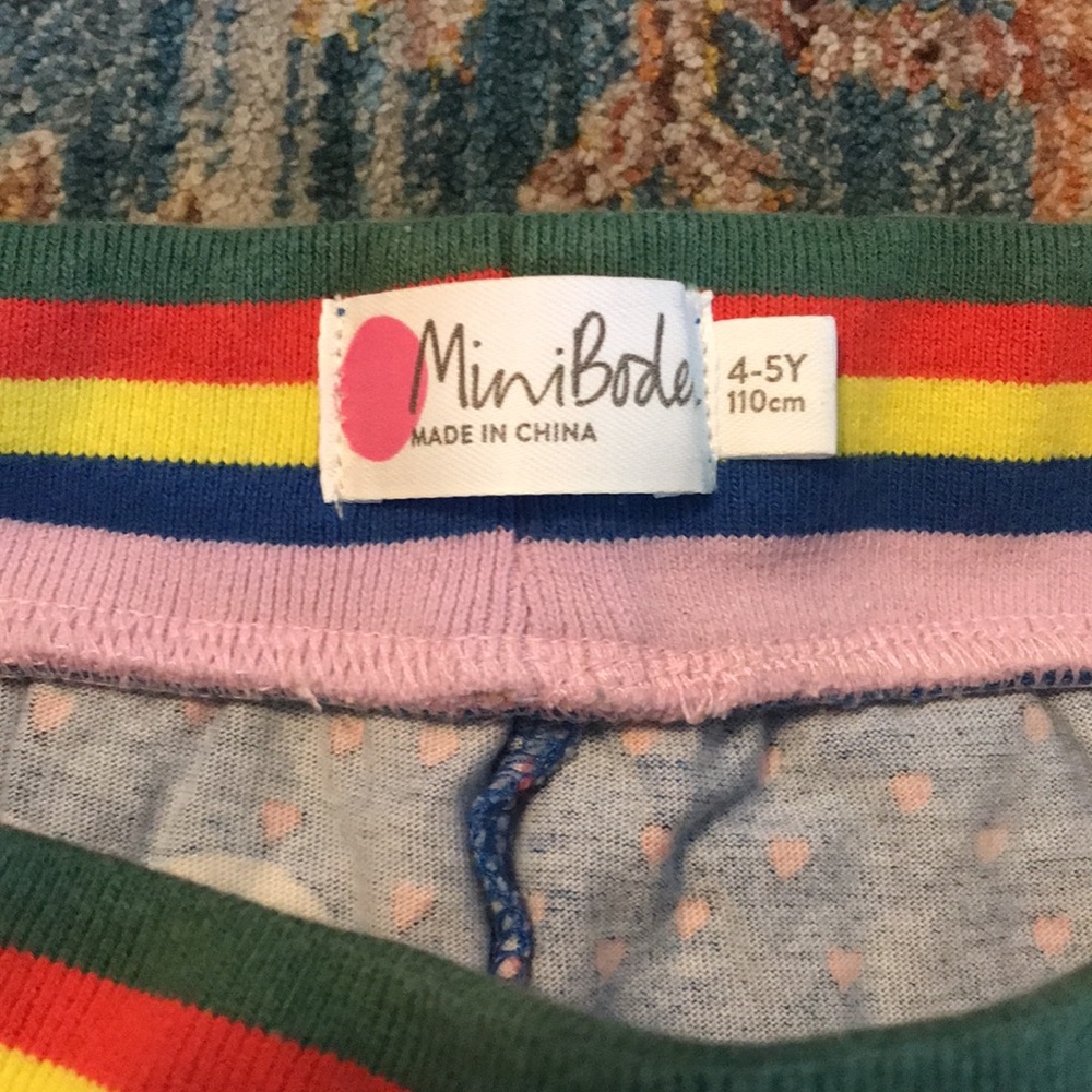 Mini Boden Print Jersey Skort in MULTICOLOR (4-5Y) - Picture 8 of 8